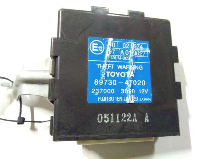 8973047020 Toyota Prius (XW20) Signalizacijos valdymo blokas