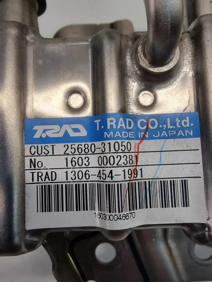 Lexus RX 450H (2015 - 2019) 2568031050 Охладитель клапана EGR — фото 6