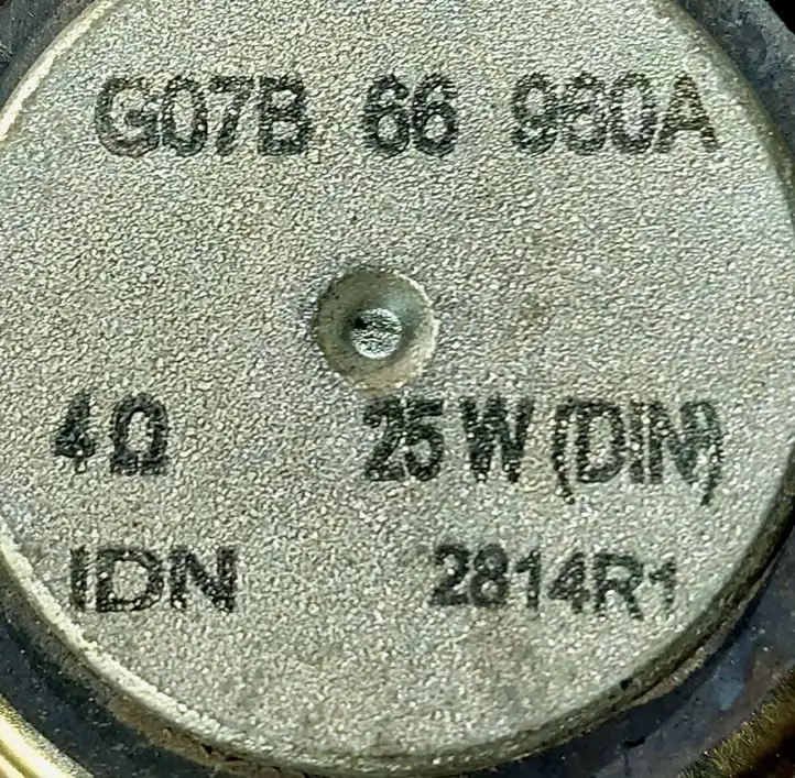 Mazda 323 F (2001 - 2003) G07B66960A Динамики передних дверей — фото 5