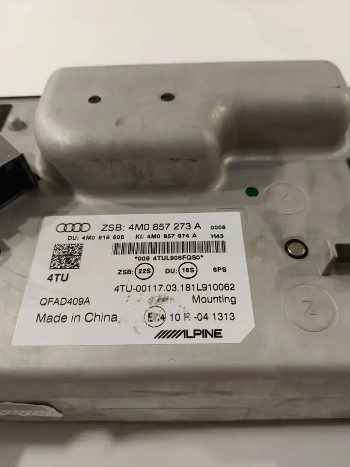 Audi Q7 4M (2015 - ) 4M0857273A Магнитола / мультимедийная система — фото 4
