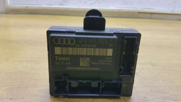 4F0959792E Audi A6 S6 C6 4F Durų elektronikos valdymo blokas