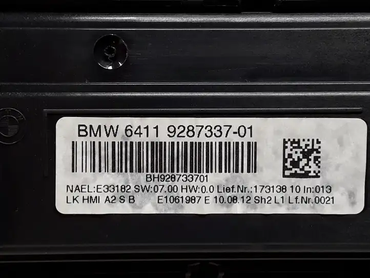 BMW 3 F30 F35 F31 (2012 - 2018) 9287337 Блок управления климат-контролем — фото 3