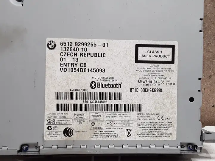 BMW 1 F20 F21 (2011 - 2019) 9299265 Магнитола / мультимедийная система — фото 3