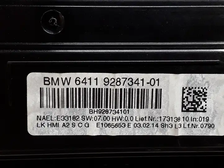 BMW 3 F30 F35 F31 (2012 - 2018) 9287341 Блок управления климат-контролем — фото 3