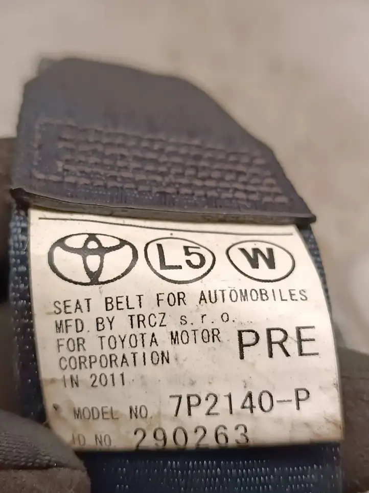 Toyota Corolla Verso AR10 (2004 - 2009) 7P2140P Передний ремень безопасности — фото 5