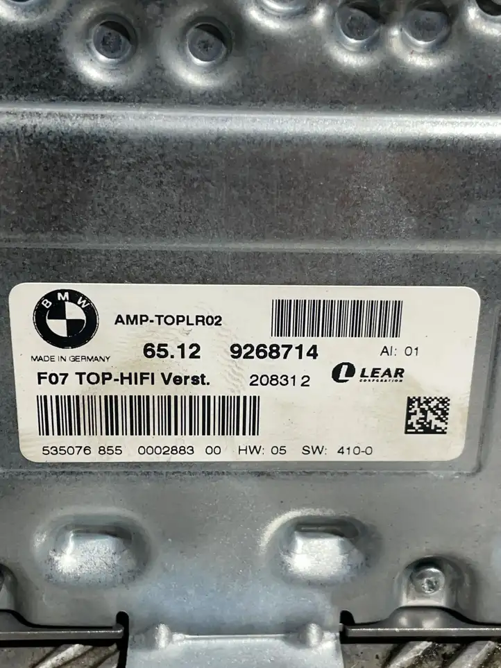 BMW X3 F25 (2010 - 2017) 9268714 Блок Hi-Fi аудиосистемы — фото 4