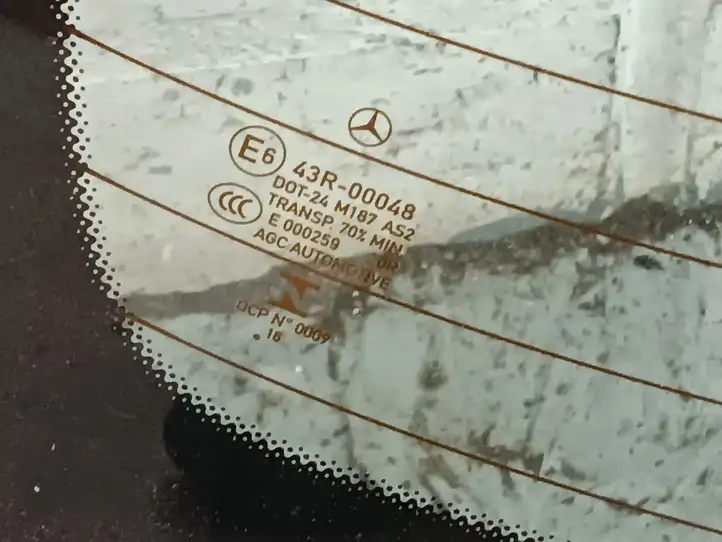 Mercedes-Benz E W213 (2016 - ) 43R00048 Заднее стекло — фото 2