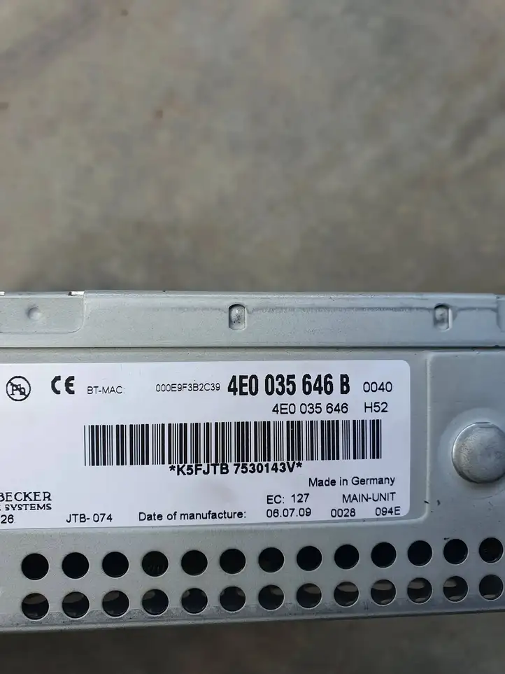Audi A6 S6 C6 4F (2008 - 2011) 4E0035646B Магнитола / мультимедийная система — фото 5