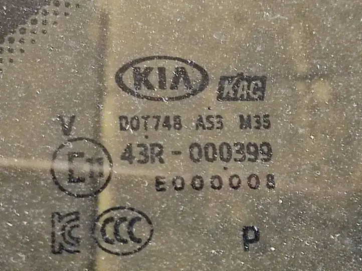 Kia Sorento (2017 - 2020) 43R000399 Заднее боковое стекло — фото 6