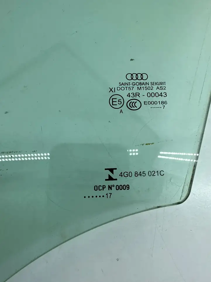 Audi A6 C7 (2014 - 2018) 4G0845021C Стекло передней двери — фото 3