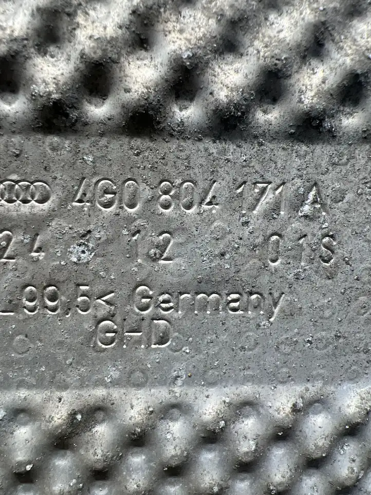 Audi A6 C7 (2011 - 2014) 4G0804171A Теплоизоляция (теплозащита) — фото 3