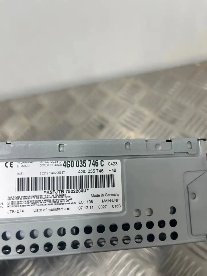 Audi A6 C7 (2011 - 2014) 4G0035746C Магнитола / мультимедийная система — фото 6
