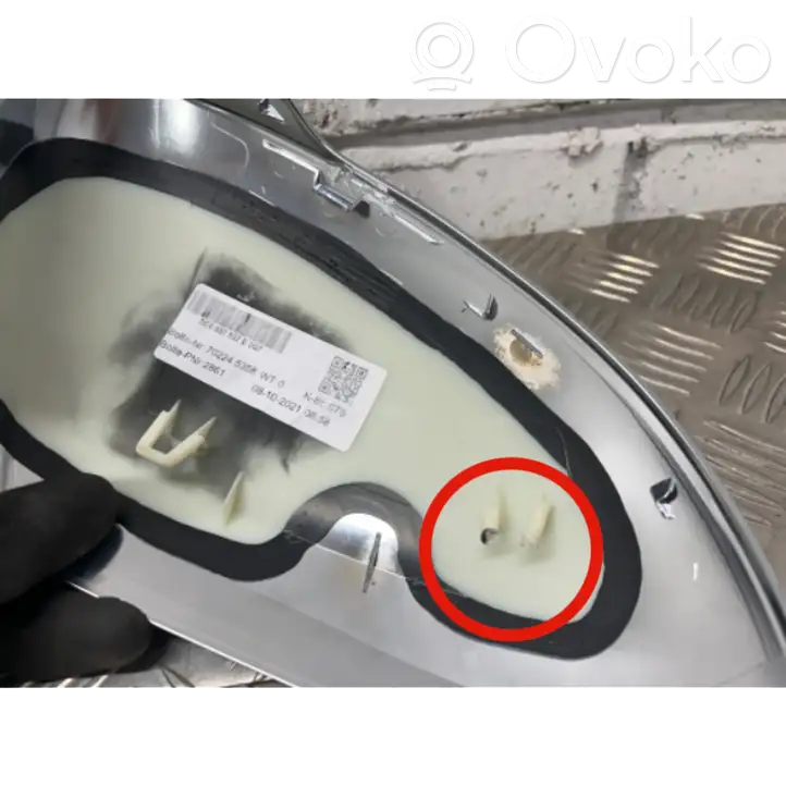 Volkswagen PASSAT B8 (2015 - ) 3G0857537E Пластиковая отделка зеркала — фото 3