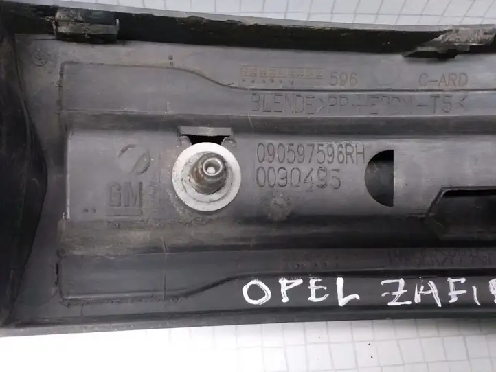 Opel Zafira A (1999 - 2003) 090597596RH Отделка (ленточка) заднего фонаря — фото 3