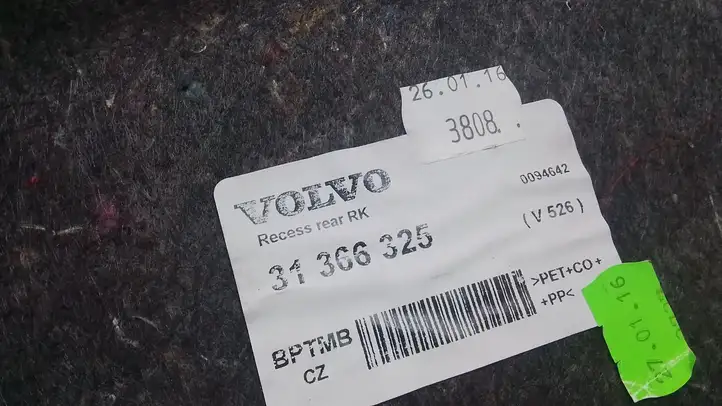 Volvo XC90 (2014 - 2019) 31366325 Ящик для хранения в багажнике — фото 2