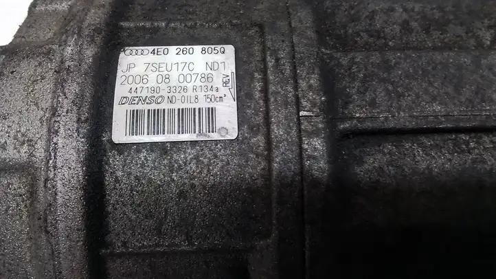 Audi Q7 4L (2005 - 2009) 4E0260805Q Компрессор (насос) кондиционера воздуха — фото 4