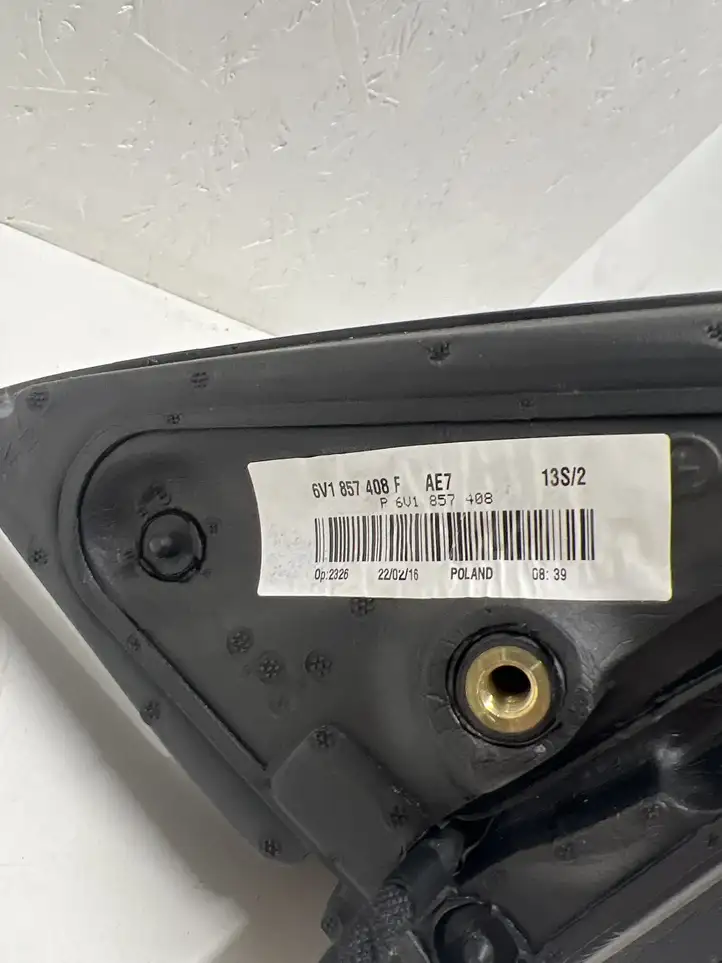 Skoda Fabia Mk3 (NJ) (2015 - 2021) 6V1857408F Боковое зеркало с электроприводом — фото 2