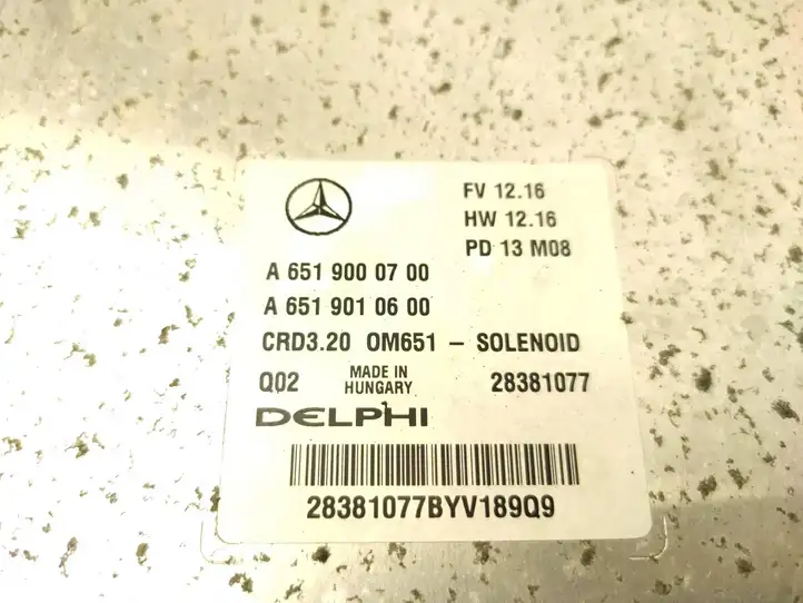 Mercedes-Benz Sprinter W906 (2006 - 2018) A6519000700 Блок управления двигателем (ЭБУ) — фото 4