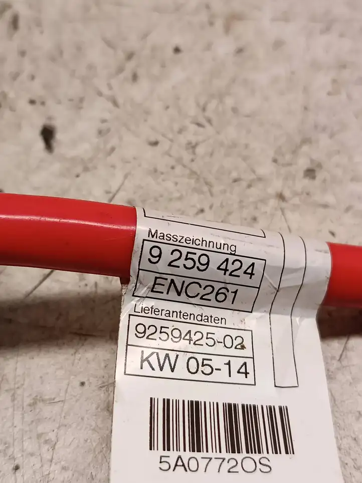 BMW 3 F30 F35 F31 (2012 - 2018) 9259424 Плюсовой провод аккумулятора — фото 3