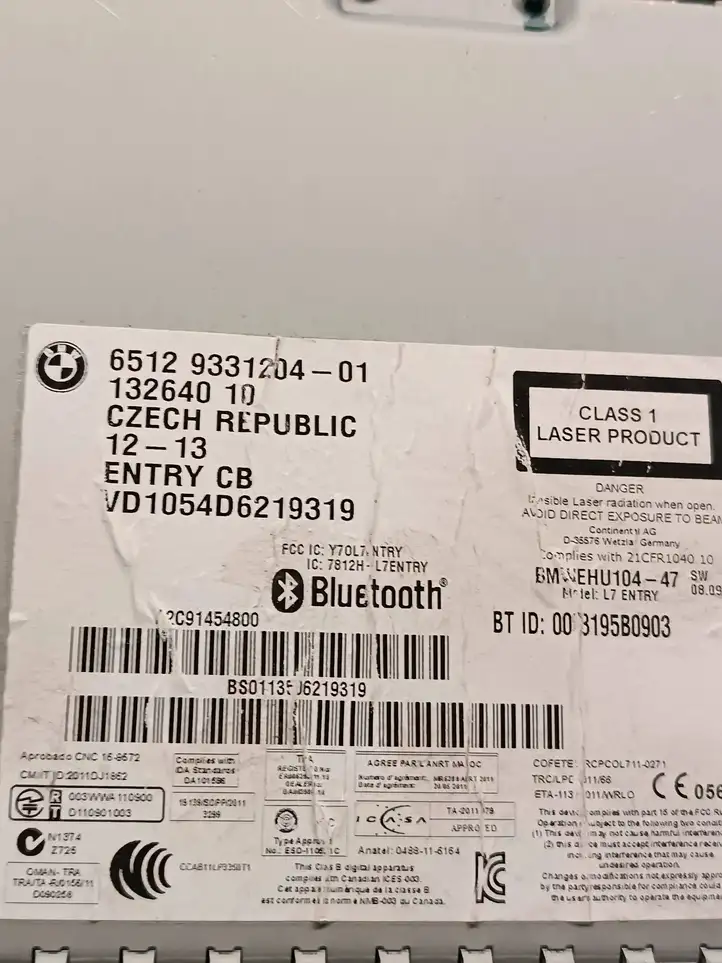 BMW 3 F30 F35 F31 (2012 - 2018) 933120401 Магнитола / мультимедийная система — фото 5