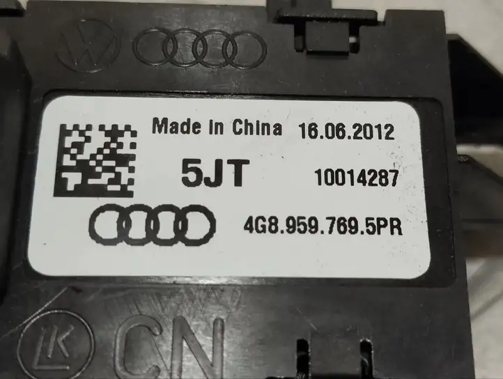 Audi A7 S7 4G (2010 - 2014) 4G89597695PR Управление регулеровки сидений — фото 4