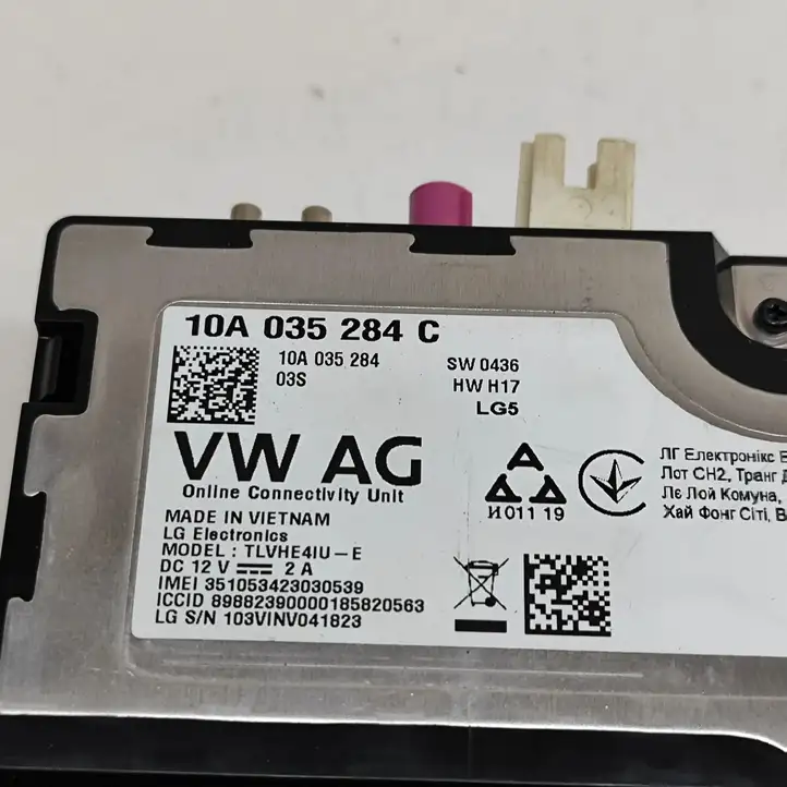 Volkswagen ID.3 (2019 - ) 10A035284C Bluetooth модуль — фото 7