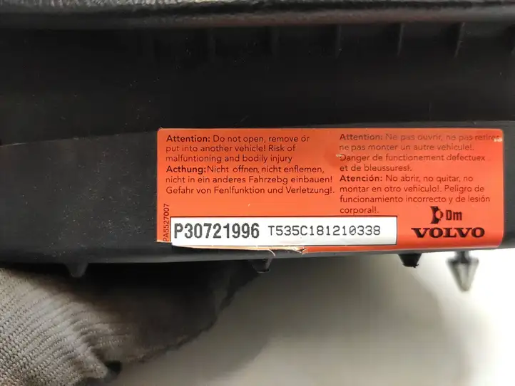 Volvo S80 (2006 - 2009) P30721996 Подушка безопасности руля — фото 7
