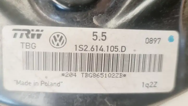 Skoda Citigo (2011 - 2017) 1S2614105D Вакуумный усилитель тормозов — фото 3