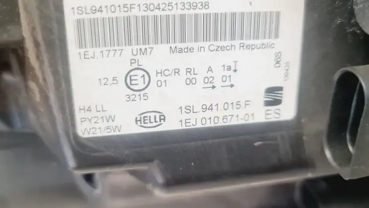 Seat Mii (2011 - 2021) 1SL941015F Передняя фара — фото 8