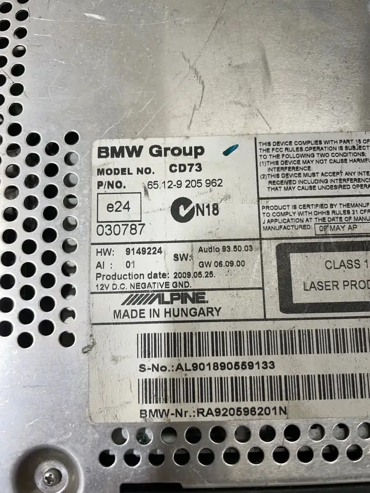 BMW 3 E92 E93 (2005 - 2014) 9205962 Магнитола / мультимедийная система — фото 4