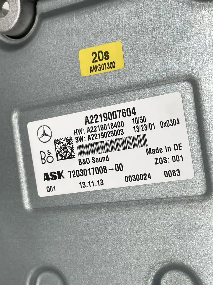 Mercedes-Benz GL X166 (2013 - 2019) A2219007604 Усилитель звука — фото 7