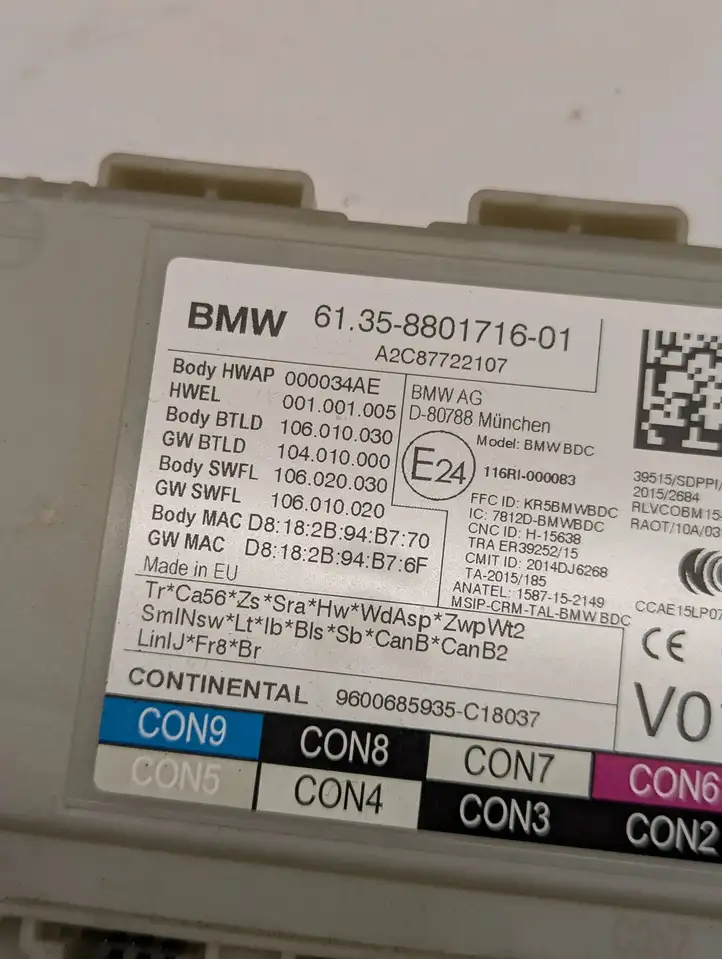 BMW 5 G30 G31 (2016 - ) 9494495 Комплект системы зажигания — фото 6