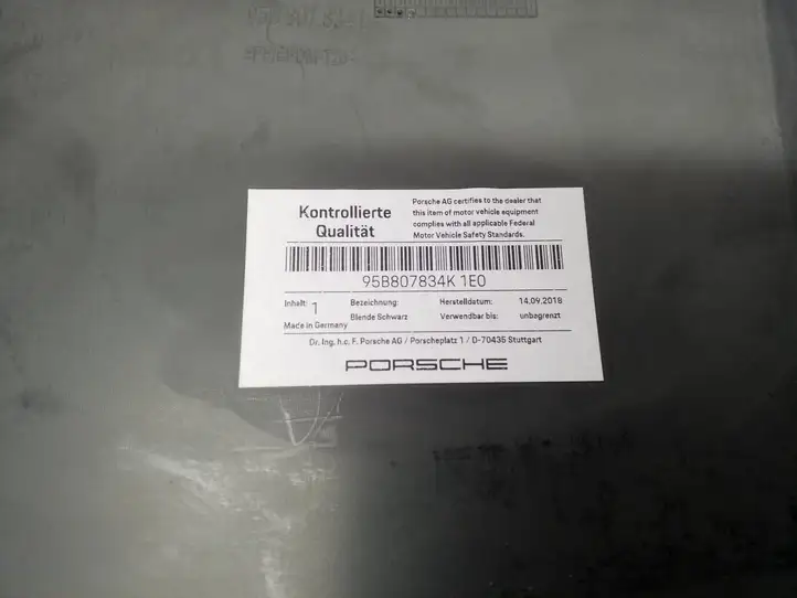 Porsche Macan (95B) (2014 - 2018) 95B807834K Нижняя часть переднего бампера — фото 3