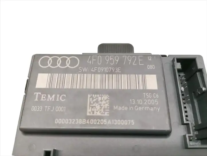 Audi A6 S6 C6 4F (2004 - 2008) 4F0959792E Блок управления дверью — фото 4