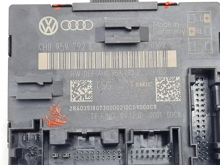 Audi A8 S8 D4 4H (2010 - 2014) 4H0959792E Блок управления дверью — фото 5