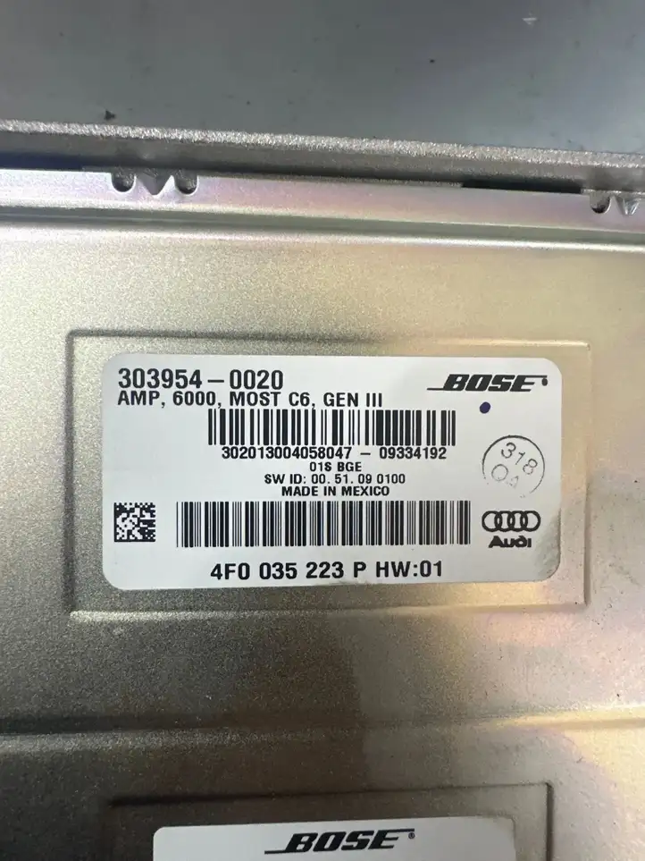 Audi A6 S6 C6 4F (2008 - 2011) 4F0035223P Усилитель звука — фото 4
