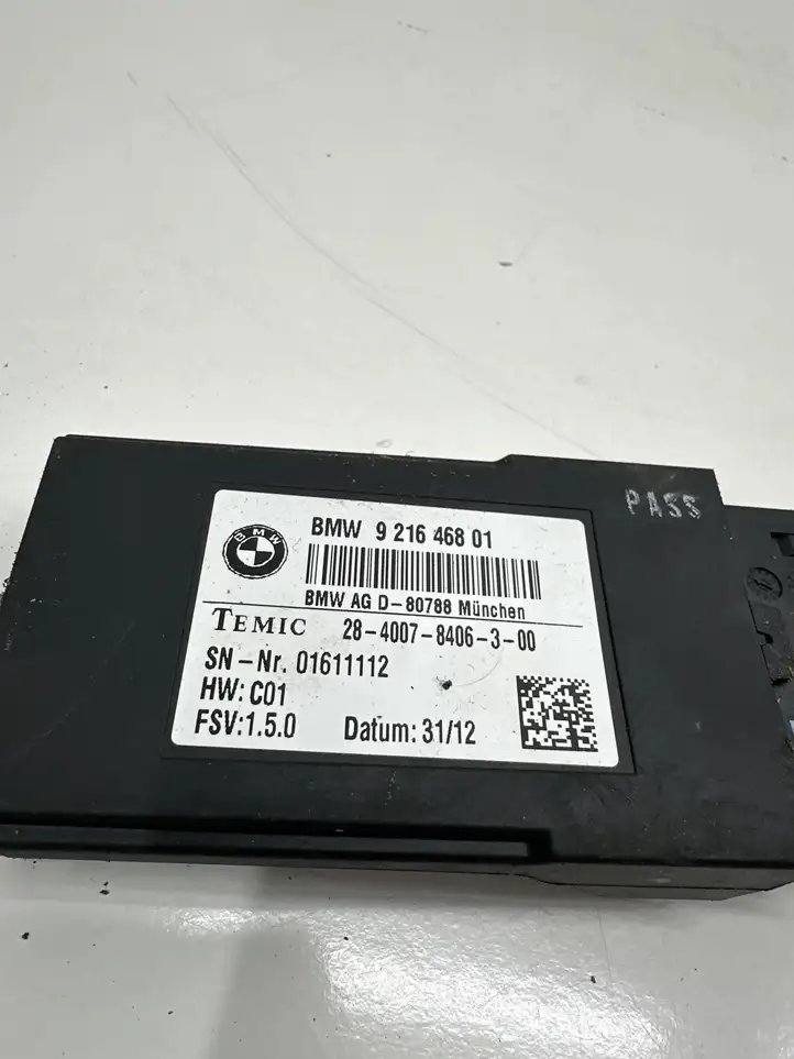 BMW 1 F20 F21 (2011 - 2019) 9216468 Блок управления сиденьем — фото 3