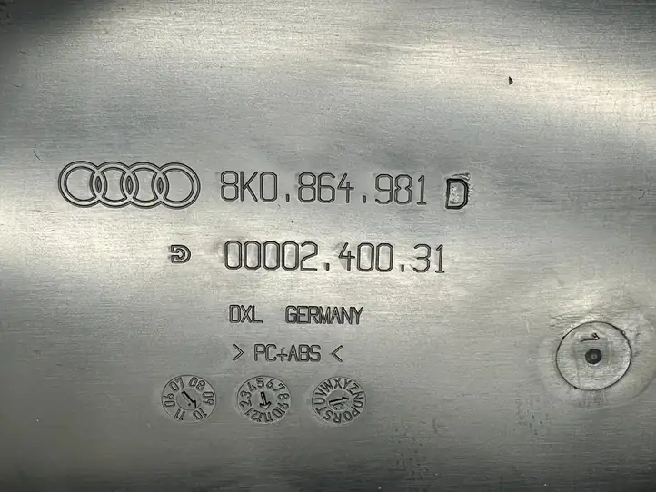 Audi A4 S4 B8 8K (2007 - 2011) 8K0864981D Центральная консоль — фото 3