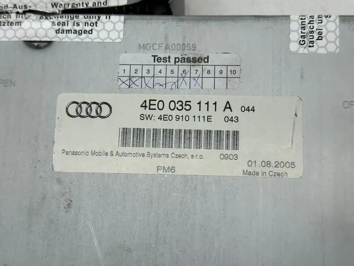 Audi A6 S6 C6 4F (2004 - 2008) 4E0035111A CD/DVD чейнджер — фото 5
