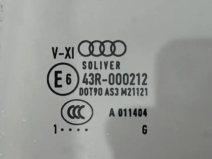 Audi A8 S8 D4 4H (2010 - 2014) 4H0845025H Стекло задней двери — фото 9
