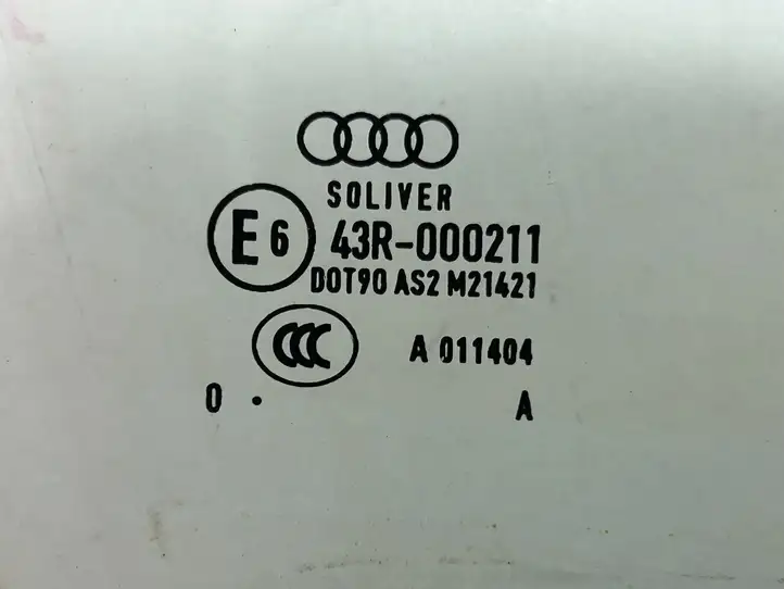 Audi A8 S8 D4 4H (2010 - 2014) 4H0845022A Стекло передней двери — фото 4