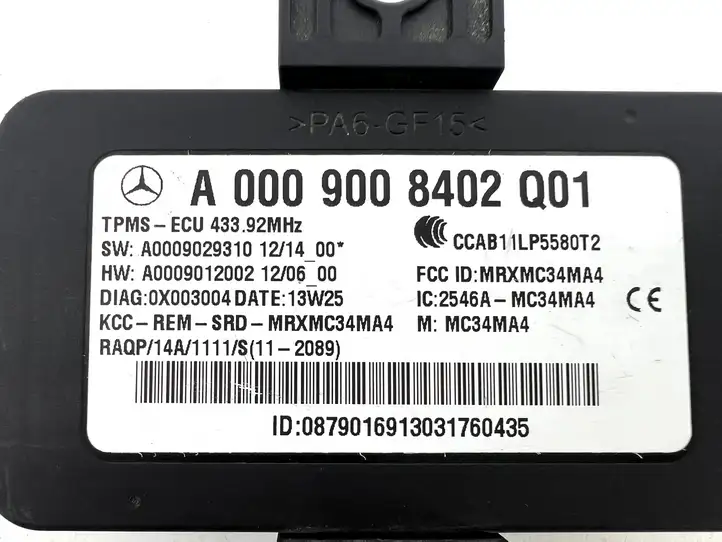 Mercedes-Benz GLA W156 (2013 - 2017) A0009008402 Блок управления TPMS — фото 7