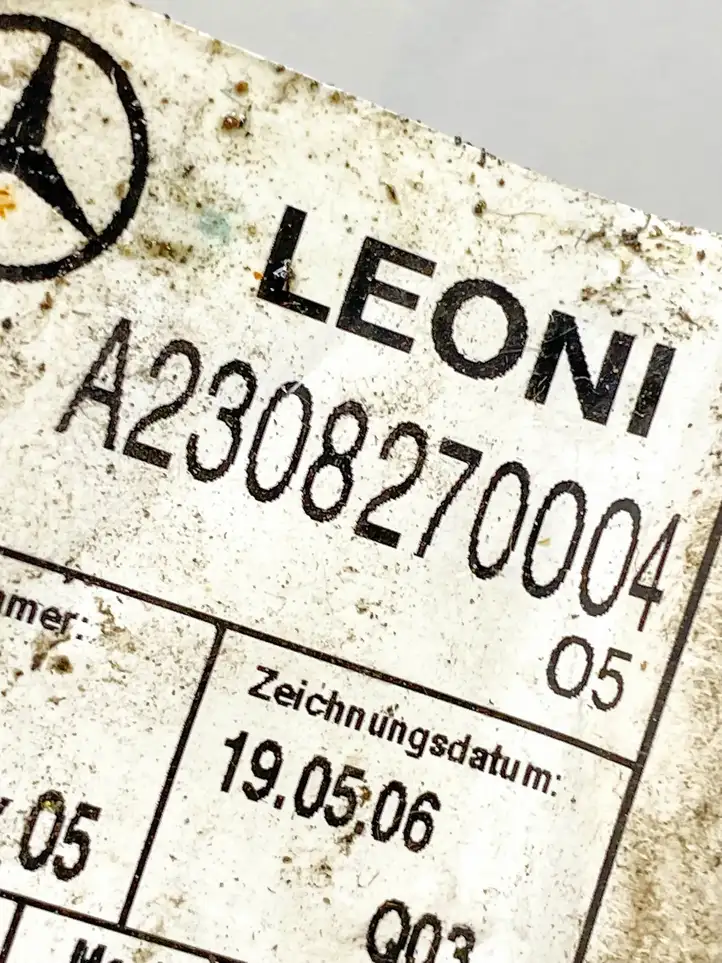 Mercedes-Benz SL R230 (2001 - 2012) A2308270004 Прочая электропроводка — фото 7