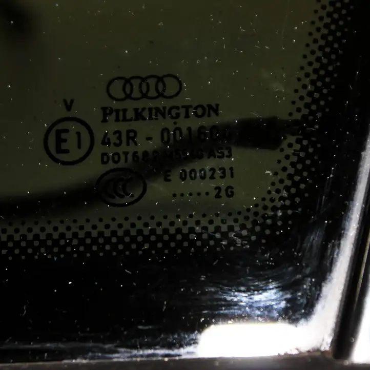 Audi Q7 4L (2009 - 2015) 43R001604 Заднее боковое стекло — фото 8