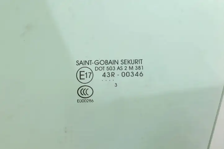 BMW 3 F30 F35 F31 (2012 - 2018) 7259825 Стекло передней двери — фото 4