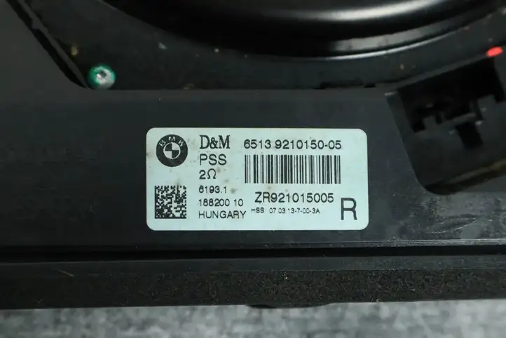 BMW 3 F30 F35 F31 (2012 - 2018) 9283511 Комплект аудиосистемы — фото 4