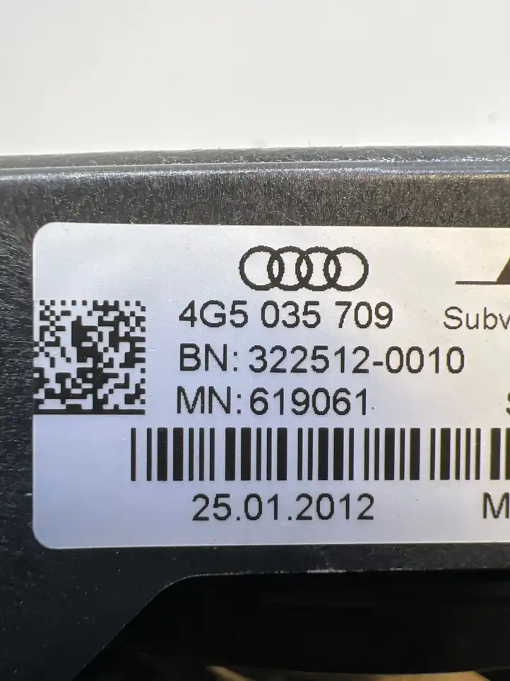 Audi A6 C7 (2011 - 2014) 4G5035709 Сабвуфер — фото 4