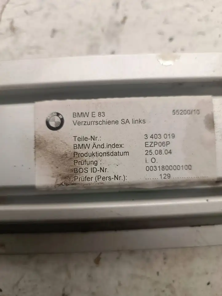 BMW X3 E83 (2003 - 2010) 3403019 Прочие детали салона — фото 4