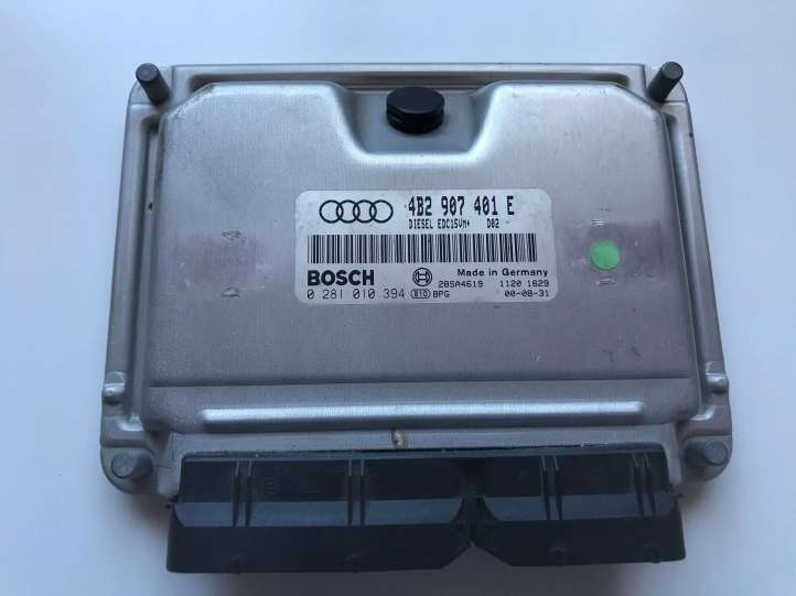 4B2907401E Audi A6 S6 C5 4B Variklio valdymo blokas