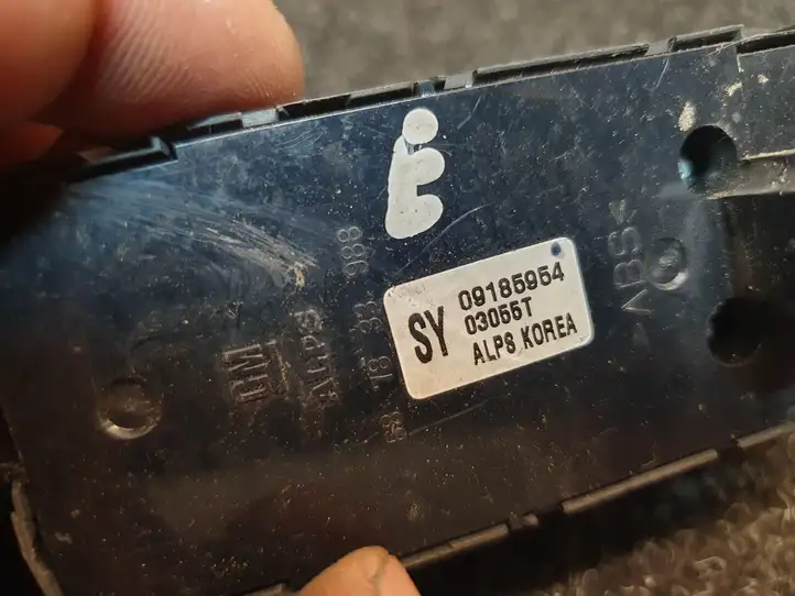 Opel Vectra C (2002 - 2005) 09185954 Кнопка стеклоподъемников — фото 3